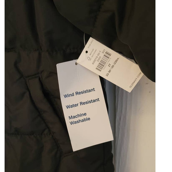 NEW! Toddler Puffer Coat - Old Navy - 2T Black - Picture 5 of 5